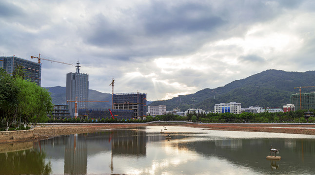 玉龙湖风景