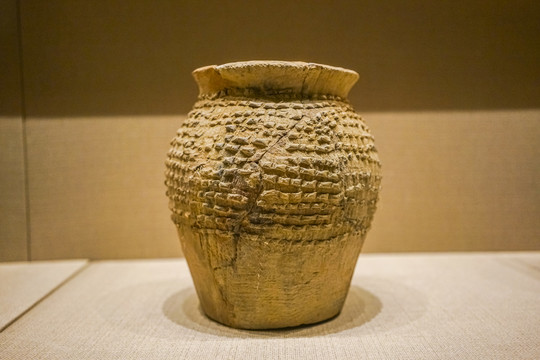 马家窑文化红陶罐古代陶罐