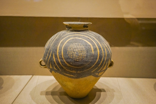 马家窑彩陶罐古代陶罐古陶器