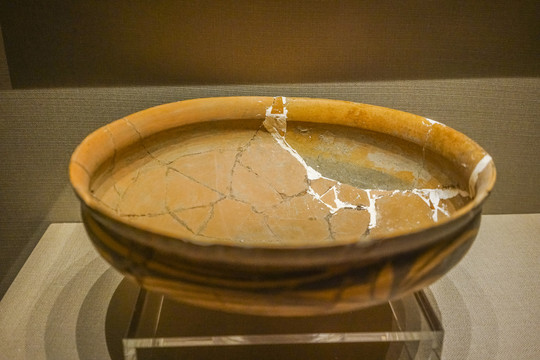 仰韶文化彩陶盆古代陶器