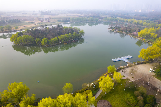 大明宫春景