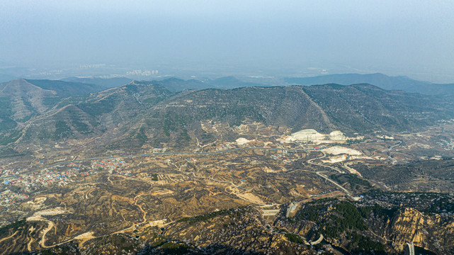 天津蓟州山区航拍