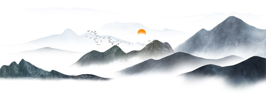中式山水畫