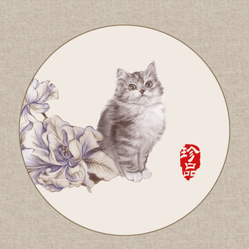 手繪貓咪