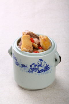 茶树菇炖鸭汤