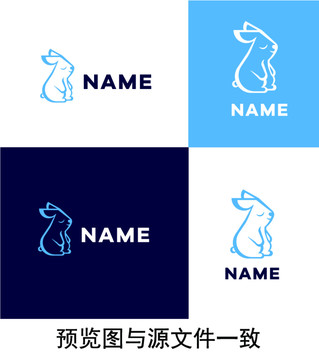 兔子科技网络公司标志LOGO