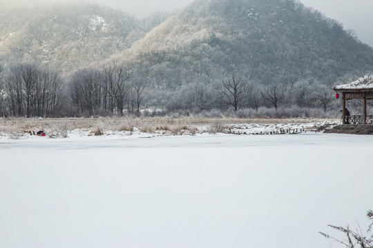 大九湖雪景