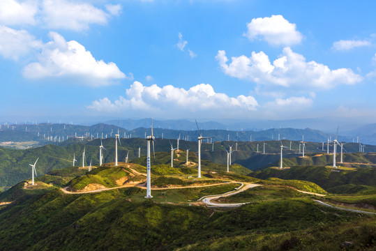 桂林兴安摩天岭风电场