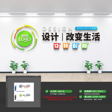 廣告公司文化墻