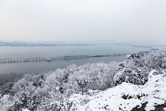 杭州西湖雪霁