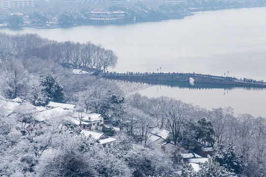 杭州西湖雪霁