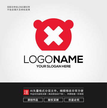 卡通小熊LOGO