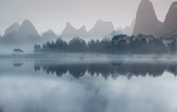 山水風景