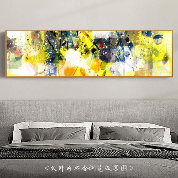 手繪抽象油畫(huà)