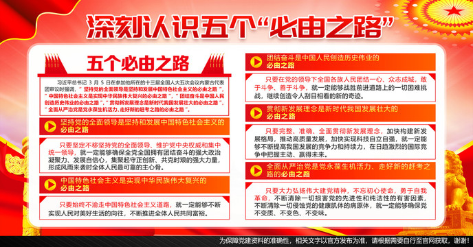 五個必由之路