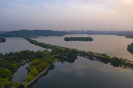 杭州花港观鱼公园春色