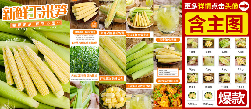玉米筍詳情