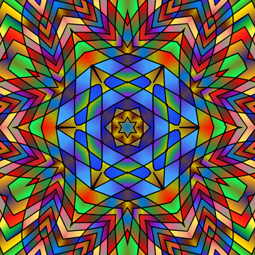 彩色玻璃印花
