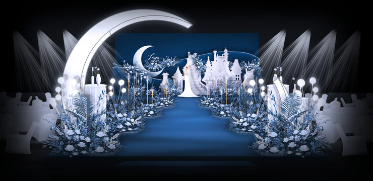 蓝月神话梦幻城堡婚礼