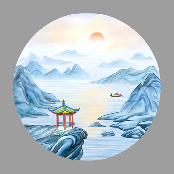 水墨山水