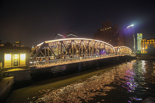 上海外白渡桥夜景