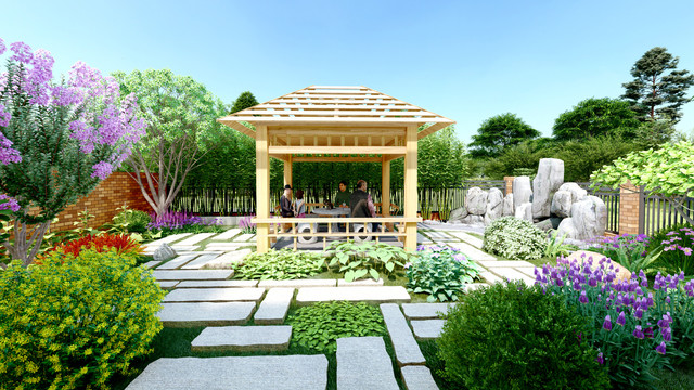 小型现代庭院景观设计方案