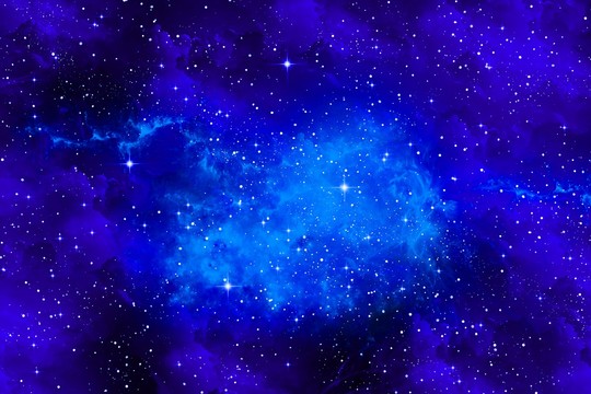 藍(lán)色唯美星空背景