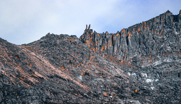 川西兔儿山风景美景路上沿途