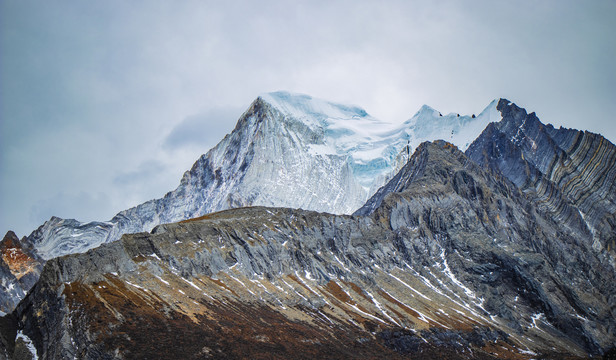 川西稻城亞丁景色美景高山