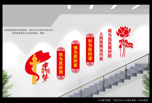 人大樓梯文化墻