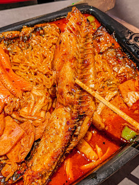 韩式火锅烤鱼