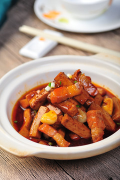 豆腐燒肉
