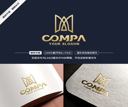 M字母標志商標LOGO