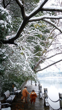 株洲市神农公园雪景