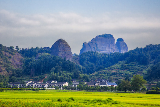 湘中丘陵田园风光