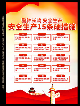 安全生產(chǎn)15條硬措施