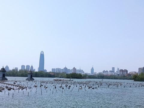 济南大明湖建筑群