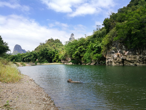 绿水田园