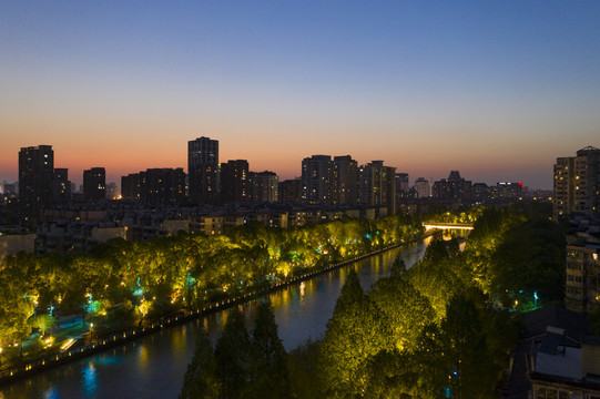 浙江杭州市大运河西湖文化广场