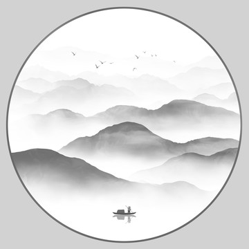 中式山水畫
