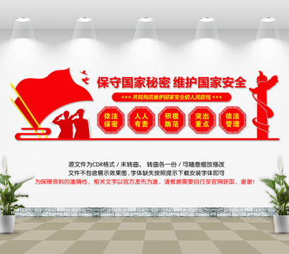 保密文化墻