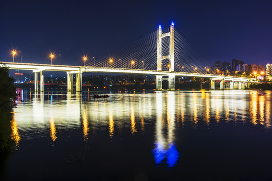 柳州壶西大桥夜景