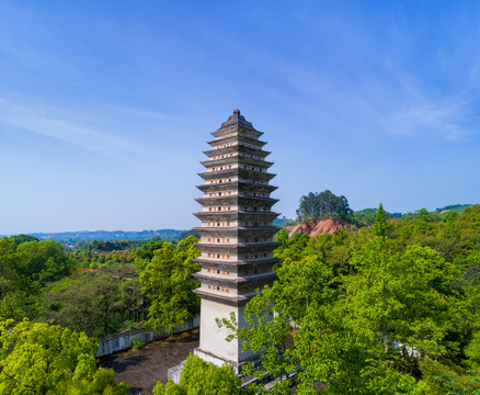 彭州镇国寺白塔