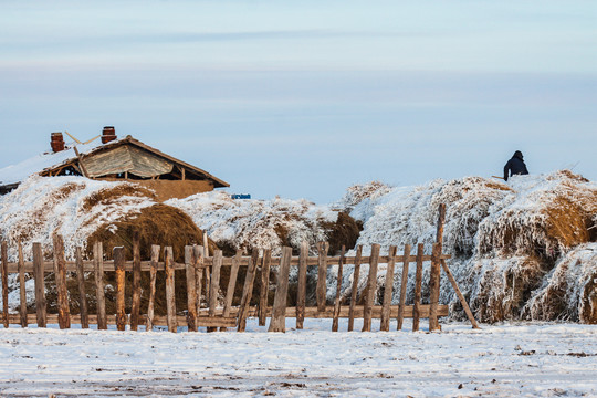 冬季牧民生活