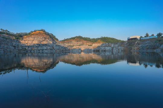 天池湖景