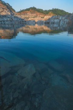 天池湖景