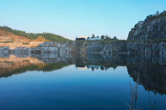 天池湖景