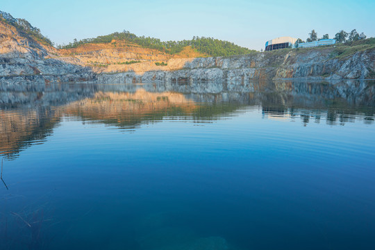 天池湖景