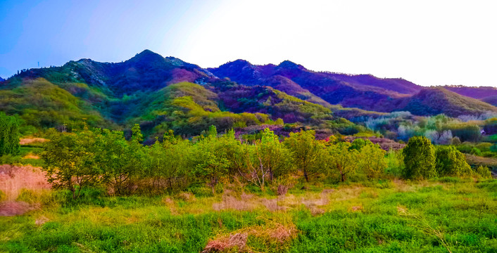 秦岭山下最美青山