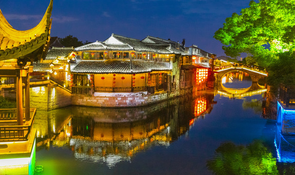 西塘古镇夜景